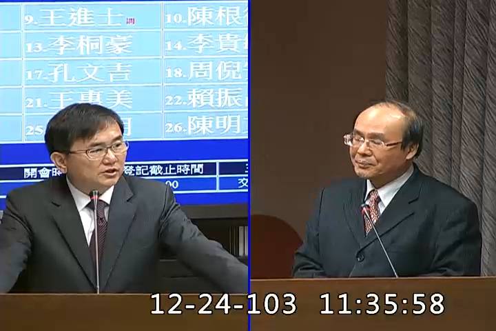 劉櫂豪質詢財團法人電信協會預算(video)