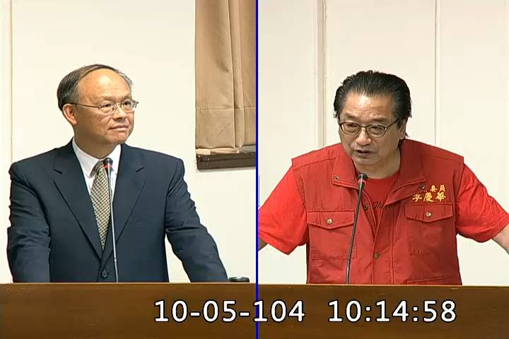 2015-10-05 09:00 第8屆 第8會期 主辦單位：經濟委員會 李慶華委員質詢封面