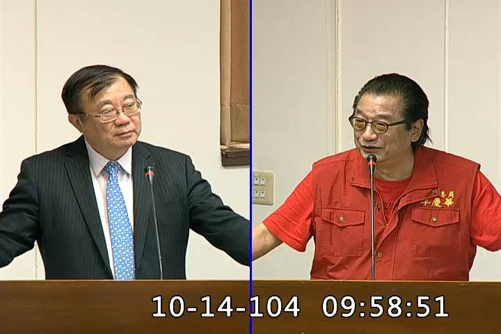 2015-10-14 09:00 第8屆 第8會期 主辦單位：經濟委員會 李慶華委員質詢封面