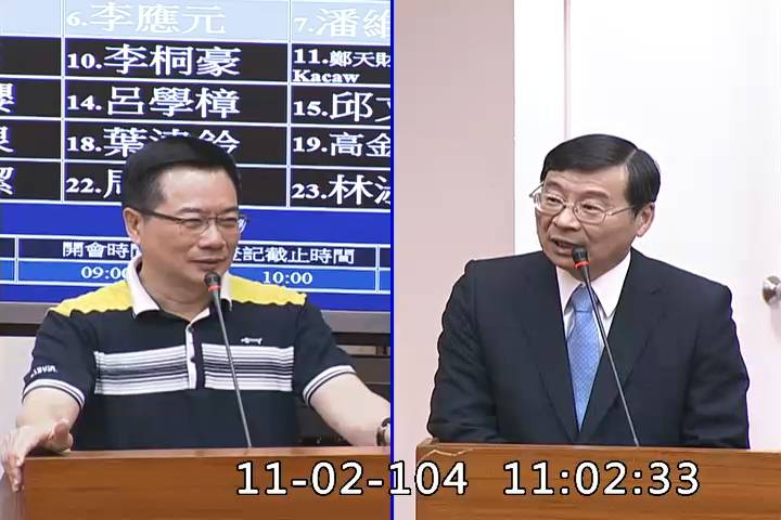 第8屆 第8會期 主辦單位：財政委員會