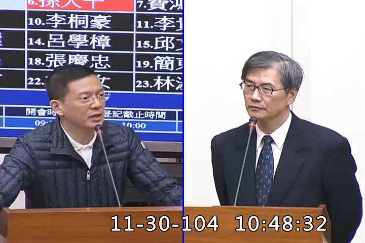 第8屆 第8會期 主辦單位：財政委員會
