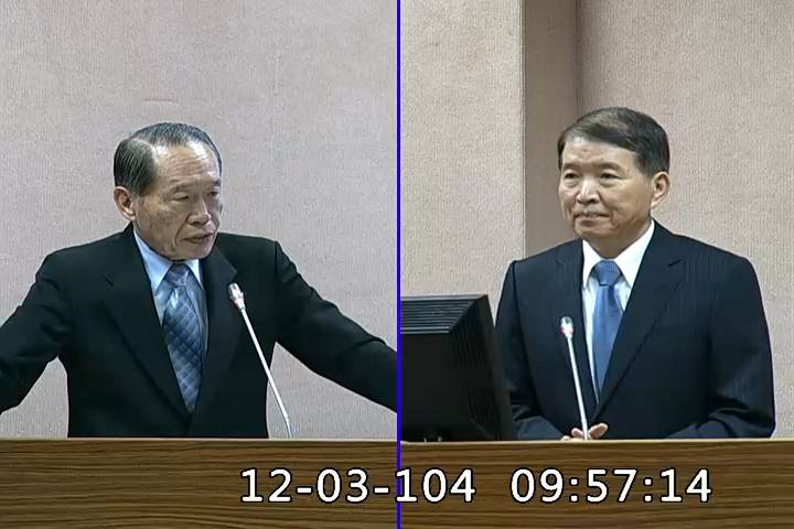 第8屆 第8會期 主辦單位：外交及國防委員會