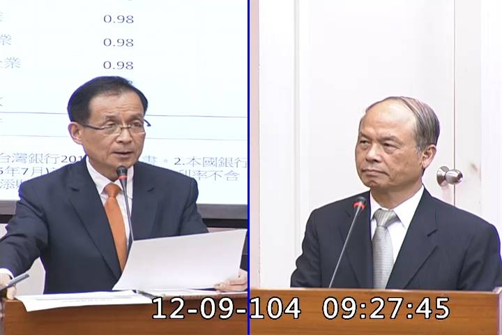 第8屆 第8會期 主辦單位：財政委員會