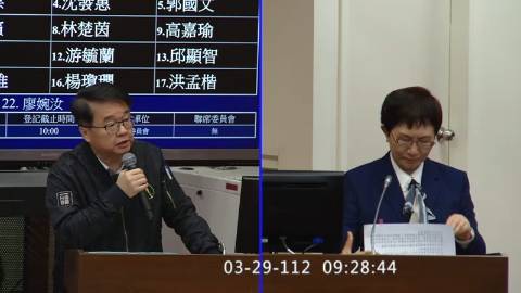 第10屆 第7會期 主辦單位：財政委員會