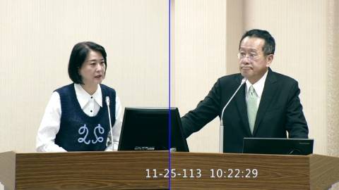 第11屆 第2會期 主辦單位：外交及國防委員會