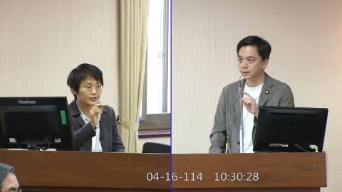 2025-04-16 09:00 第11屆 第3會期 主辦單位：內政委員會 牛煦庭委員質詢封面