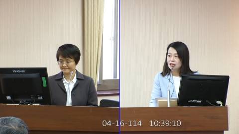 2025-04-16 09:00 第11屆 第3會期 主辦單位：內政委員會 許宇甄委員質詢封面