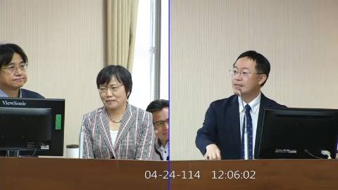 2025-04-24 09:00 第11屆 第3會期 主辦單位：內政委員會 李坤城委員質詢封面