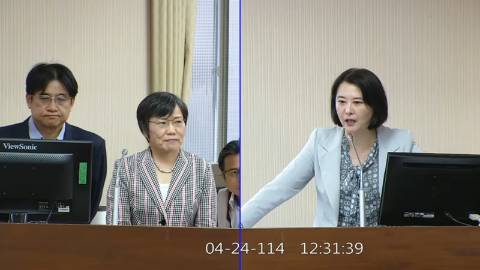 2025-04-24 09:00 第11屆 第3會期 主辦單位：內政委員會 王鴻薇委員質詢封面