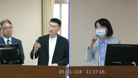 2025-05-01 09:00 第11屆 第3會期 主辦單位：內政委員會 王鴻薇委員質詢封面