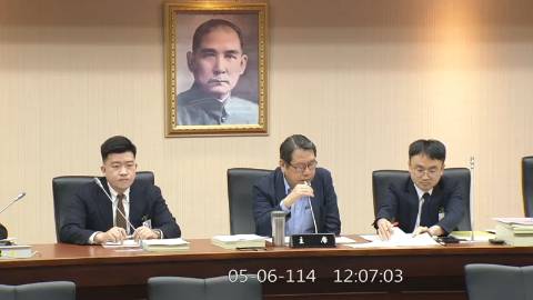 2025-05-06 12:00 第11屆 第3會期 主辦單位：程序委員會 林月琴委員質詢封面