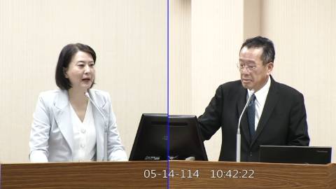2025-05-14 09:00 第11屆 第3會期 主辦單位：外交及國防委員會 王鴻薇委員質詢封面