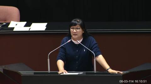 2025-06-03 09:00 第11屆 第3會期 主辦單位：院會 伍麗華Saidhai Tahovecahe委員質詢封面