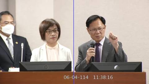 2025-06-04 09:00 第11屆 第3會期 主辦單位：司法及法制委員會 張啓楷委員質詢封面