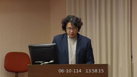 2025-06-10 12:00 第11屆 第3會期 主辦單位：程序委員會 沈伯洋委員質詢封面