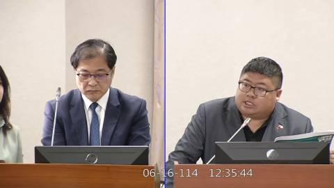 2025-06-16 09:00 第11屆 第3會期 主辦單位：司法及法制委員會 蔡易餘委員質詢封面