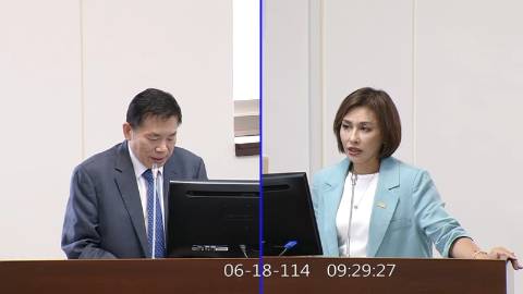 2025-06-18 09:00 第11屆 第3會期 主辦單位：經濟委員會 邱議瑩委員質詢封面