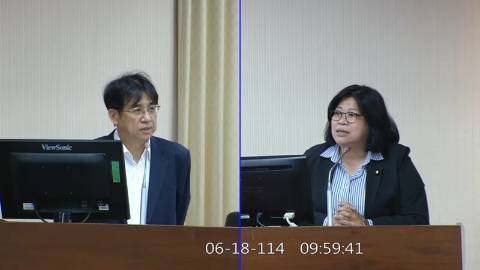 2025-06-18 09:00 第11屆 第3會期 主辦單位：內政委員會 王美惠委員質詢封面