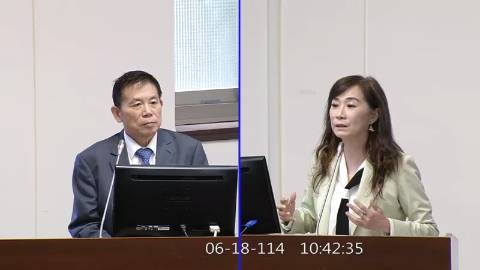 2025-06-18 09:00 第11屆 第3會期 主辦單位：經濟委員會 林宜瑾委員質詢封面