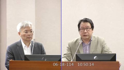 2025-06-18 09:00 第11屆 第3會期 主辦單位：司法及法制委員會 沈發惠委員質詢封面