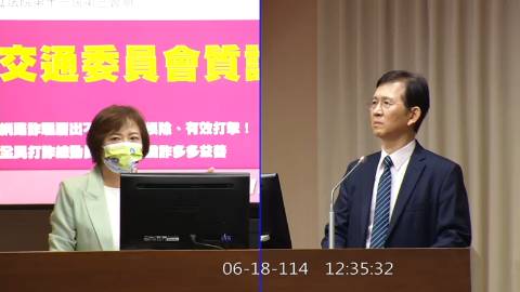 2025-06-18 09:00 第11屆 第3會期 主辦單位：交通委員會 何欣純委員質詢封面