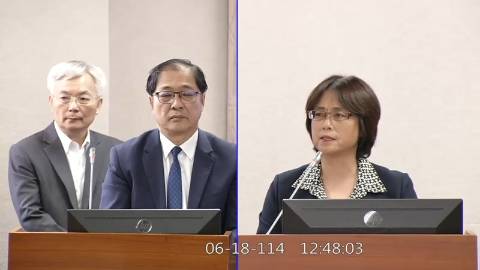 2025-06-18 09:00 第11屆 第3會期 主辦單位：司法及法制委員會 林倩綺委員質詢封面