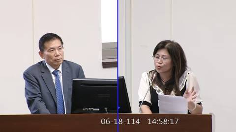 2025-06-18 09:00 第11屆 第3會期 主辦單位：經濟委員會 麥玉珍委員質詢封面