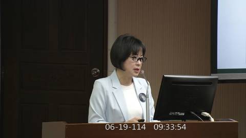 2025-06-19 09:00 第11屆 第3會期 主辦單位：社會福利及衛生環境委員會 林月琴委員質詢封面
