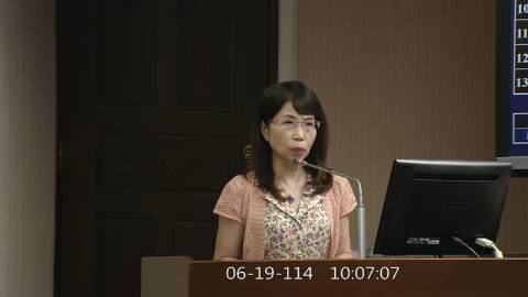 2025-06-19 09:00 第11屆 第3會期 主辦單位：社會福利及衛生環境委員會 陳昭姿委員質詢封面