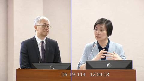 2025-06-19 09:00 第11屆 第3會期 主辦單位：司法及法制委員會 徐欣瑩委員質詢封面