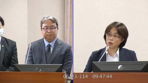 2025-06-23 09:00 第11屆 第3會期 主辦單位：司法及法制委員會 林倩綺委員質詢封面