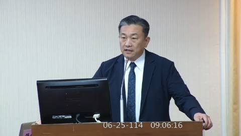 2025-06-25 09:00 第11屆 第3會期 主辦單位：內政委員會 王定宇委員質詢封面