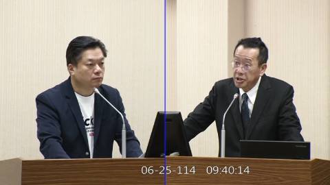 2025-06-25 09:00 第11屆 第3會期 主辦單位：外交及國防委員會 陳俊宇委員質詢封面