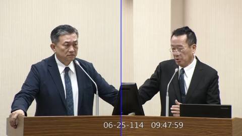 2025-06-25 09:00 第11屆 第3會期 主辦單位：外交及國防委員會 王定宇委員質詢封面