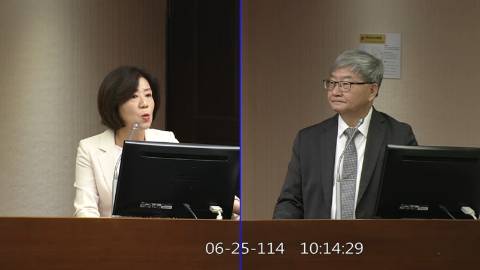 2025-06-25 09:00 第11屆 第3會期 主辦單位：社會福利及衛生環境委員會 王育敏委員質詢封面