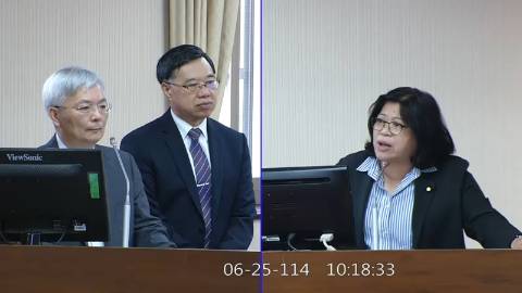 2025-06-25 09:00 第11屆 第3會期 主辦單位：內政委員會 王美惠委員質詢封面