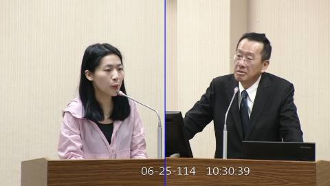 2025-06-25 09:00 第11屆 第3會期 主辦單位：外交及國防委員會 徐巧芯委員質詢封面