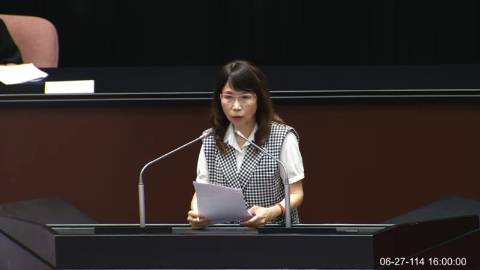 2025-06-27 09:00 第11屆 第3會期 主辦單位：院會 陳昭姿委員質詢封面