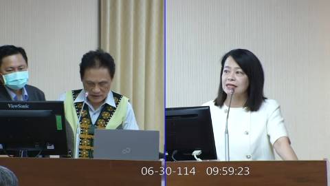 2025-06-30 09:00 第11屆 第3會期 主辦單位：內政委員會 許宇甄委員質詢封面