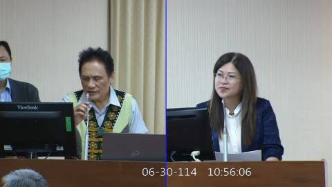 2025-06-30 09:00 第11屆 第3會期 主辦單位：內政委員會 麥玉珍委員質詢封面