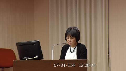 2025-07-01 12:00 第11屆 第3會期 主辦單位：程序委員會 林月琴委員質詢封面