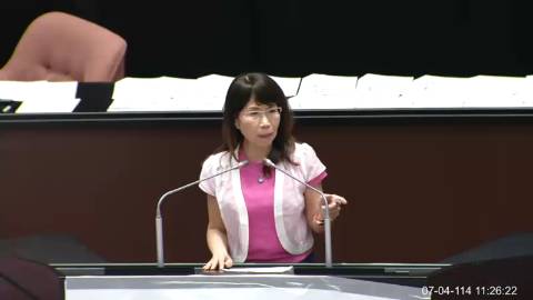 2025-07-04 09:00 第11屆 第3會期 主辦單位：院會 陳昭姿委員質詢封面