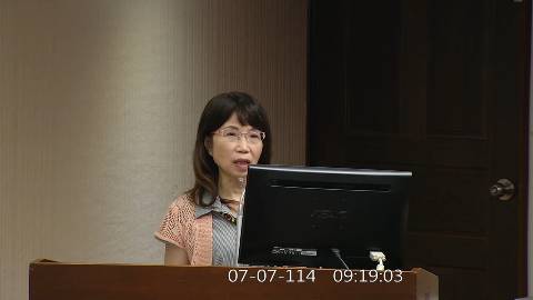 2025-07-07 09:00 第11屆 第3會期 主辦單位：社會福利及衛生環境委員會 陳昭姿委員質詢封面