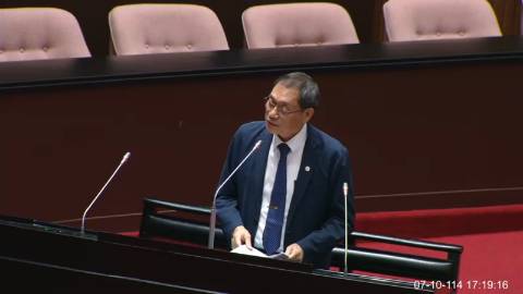 2025-07-10 09:00 第11屆 第3會期 主辦單位：全院委員會 蘇清泉委員質詢封面