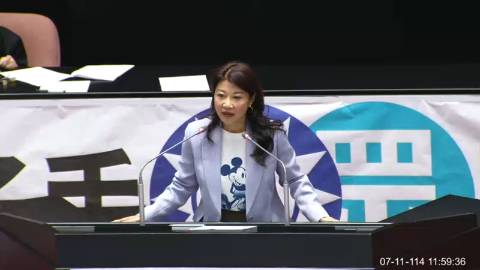 2025-07-11 09:00 第11屆 第3會期 主辦單位：院會 林楚茵委員質詢封面