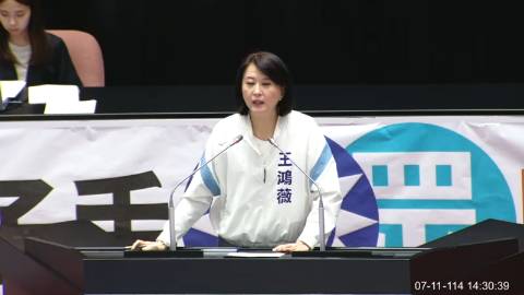 2025-07-11 09:00 第11屆 第3會期 主辦單位：院會 王鴻薇委員質詢封面