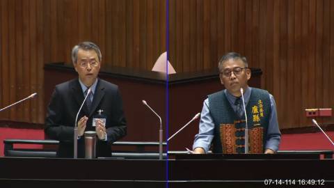 2025-07-14 09:00 第11屆 第3會期 主辦單位：全院委員會 盧縣一委員質詢封面