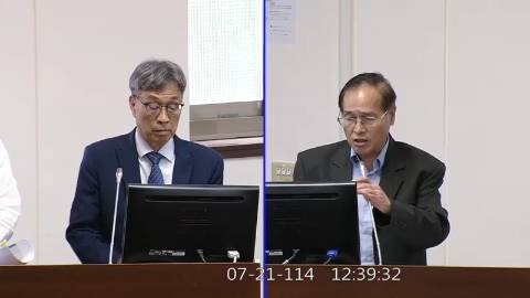 2025-07-21 09:00 第11屆 第3會期 主辦單位：經濟委員會 鄭天財Sra Kacaw委員質詢封面