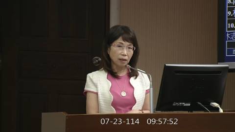 2025-07-23 09:00 第11屆 第3會期 主辦單位：社會福利及衛生環境委員會 陳昭姿委員質詢封面