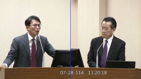 2025-07-28 09:00 第11屆 第3會期 主辦單位：外交及國防委員會 黃國昌委員質詢封面